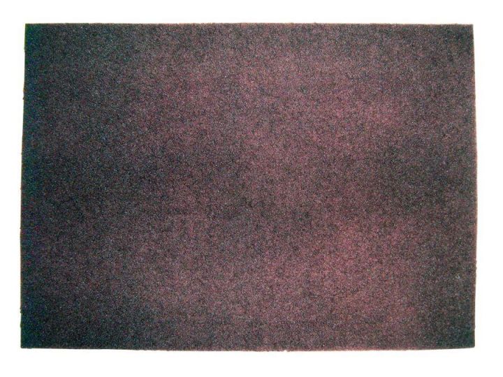 14" x 20" Maroon Thin Line Rectangular Floor Pad - Case of 5