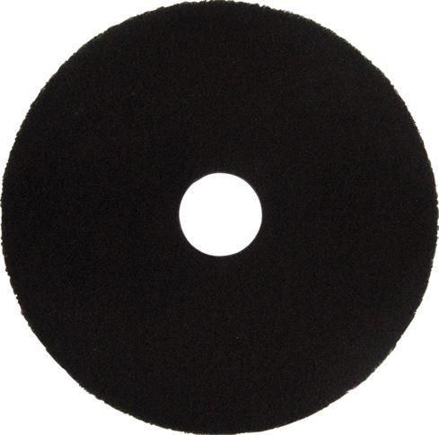 16" Black Floor Pads - Case of 5