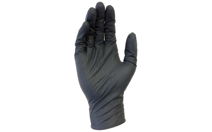 8mil x-large black gloves