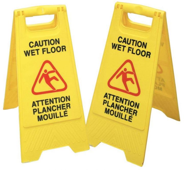 Caution Wet Floor Safety Sign