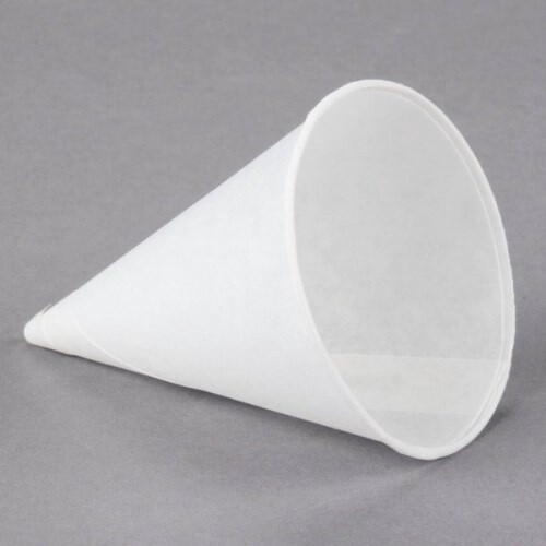 White Cone Cups - 200 Cups