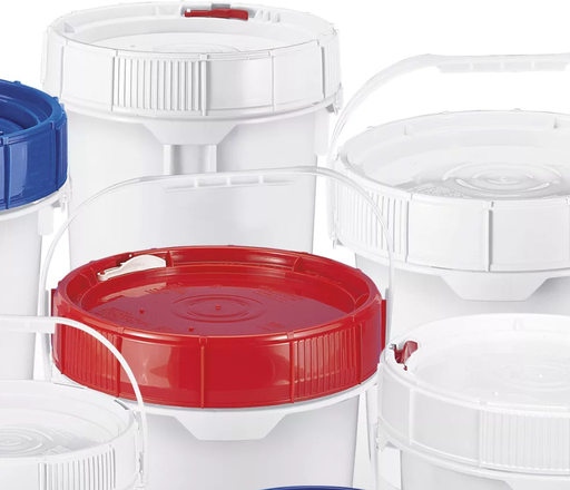 [S-18114R] Screw Top Pail - 1.25 gallon